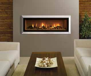 Choice of frame styles 8. Convected and radiant heat 9. Convected heat system outlet 10. Easy maintenance access 11.