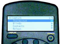 or LCD display) LCD Keypad From either the Wireless Thermostat or one of the navigation control