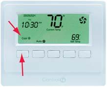 Change Heating and Cooling System Mode The Wireless Thermostat allows you to select the mode of operation for the climate control system. Using modes can help with efficiency. Modes include: Off.