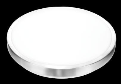 Fluorescent Ceiling Fitting Sizes (Silver trim): 17492/11 22W dia 330mm 17493/11 40W dia 440mm Contessa T5 IP44 Rated Fluorescent Ceiling Fitting