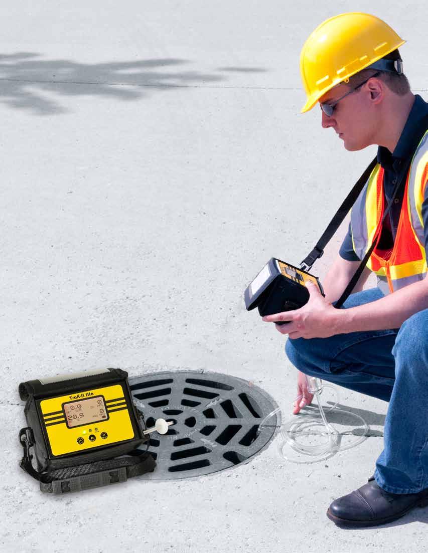 Trak-It IIIa Heavy-Duty CGI Multi-Gas Monitor Trak-It IIIa is a Combustible Gas Indicator designed for extreme working conditions.