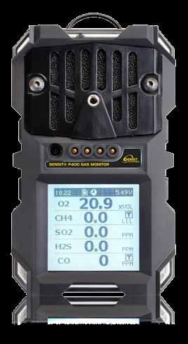 Product Spotlight SENSIT P400 Personal Monitor Multi Gas Monitor Offers Durability and Industry-Leading Features The SENSIT P400 offers sensor options for monitoring up to five gases simultaneously.