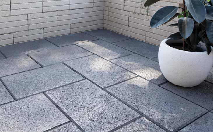 PROMENADE 45 SHARP & CONTEMPORARY RECOMMENDED USE This paver is ideal for courtyards, paths and other outdoor spaces.