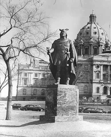 Leif Erikson monument, state capitol grounds, Saint Paul, 1950 Photo: Minnesota Historical Society Collections Supplemental Historic Property