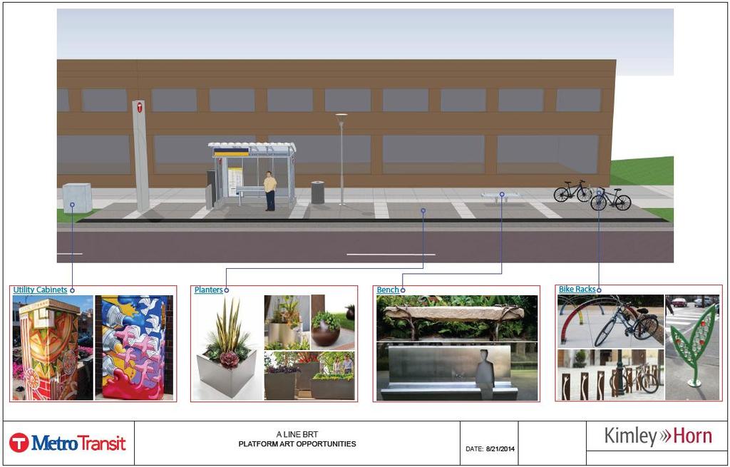 Public Art Possibilities BRT Station opportunities