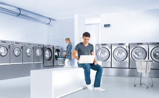 Crew and Guest Laundrettes True workhorses Machines in establishments with a high laundry throughput each day which are operated by a number of different users need to be of a particularly high