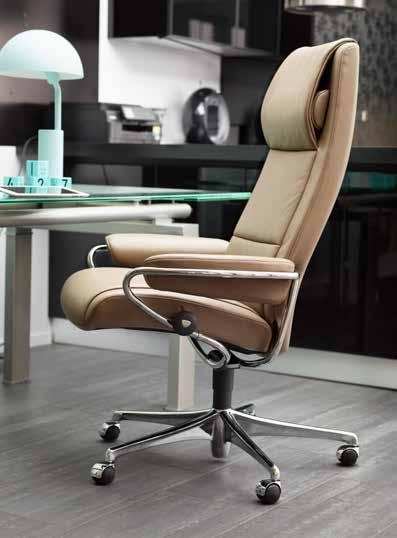 Comfort on wheels Our line of Stressless Home Office chairs provides the ultimate solution to a truly outstanding home office experience.
