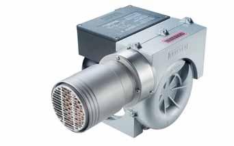 Hot-air blower VULCAN E The powerhouse among the hot-air blowers, its power speaks volumes. It is nevertheless compact and can be integrated into production processes without difficulties.