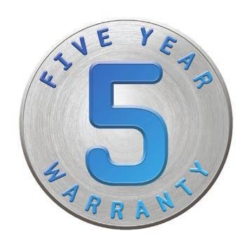 Refer to the warranty card included with your product for full details.