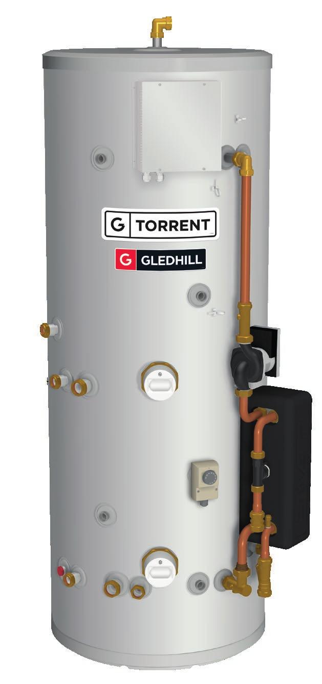 TORRENT STAINLESS OV 150 180 210 250 350 LITRES TECHNICAL SPECIFICATION TORRENT STAINLESS OV SHOWING HOW THE CYLINDER CAN UTILISE NUMEROUS HEAT SOURCES AT THE SAME TIME.