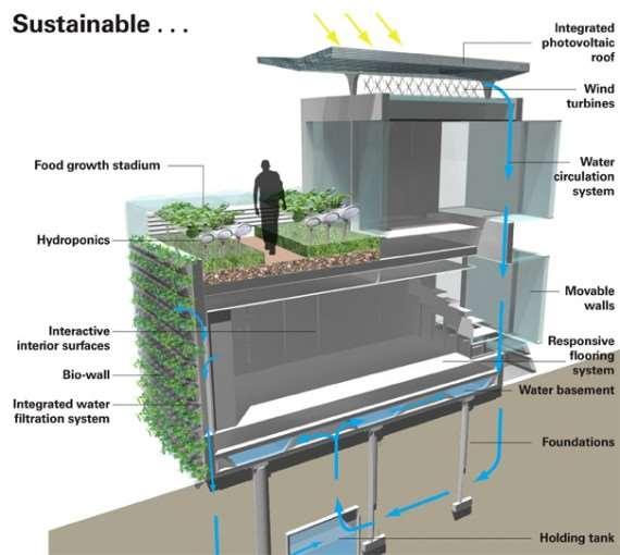 GREEN WALL Onsite Wastewater Treatment Several water-recycling systems can be applied to green walls.