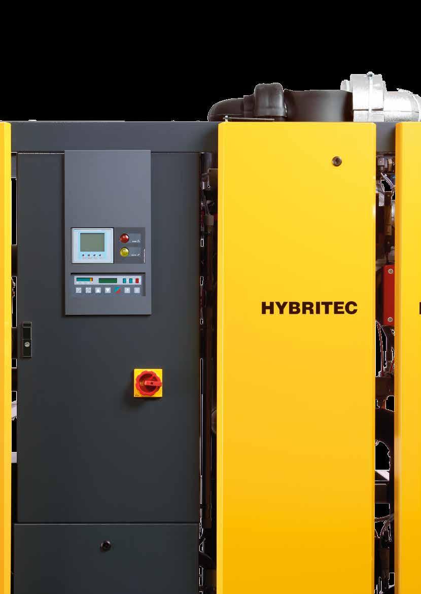Automatic temperature sensing Equipped with a dependable thermostat control system, HYBRITEC dryers are able to