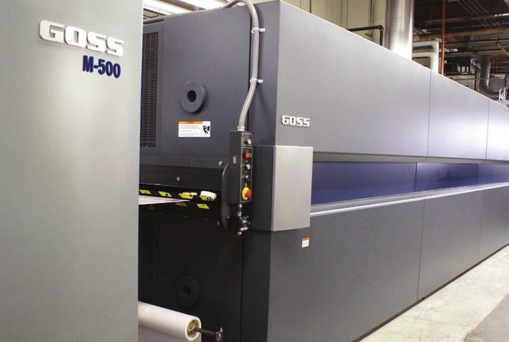 splicing & drying FULL INTEGRATION of auxiliaries ADDS TO THE EFFICIENCY AND PRODUCTIVITY OF M-500 PRESSES.