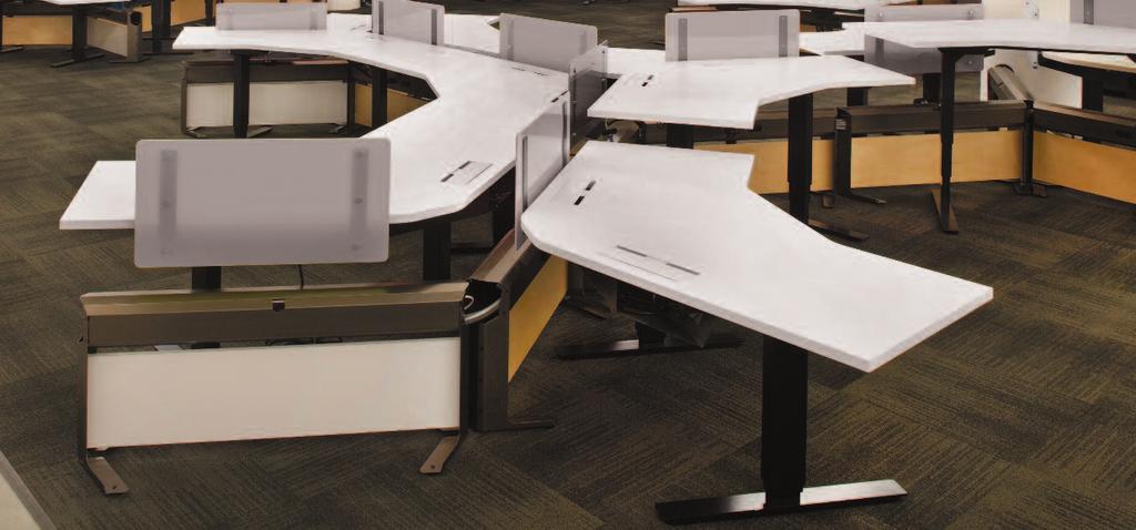 HEIGHT-ADJUSTABLE TABLES Movement is natural and necessary, and it should be encouraged in the workplace.