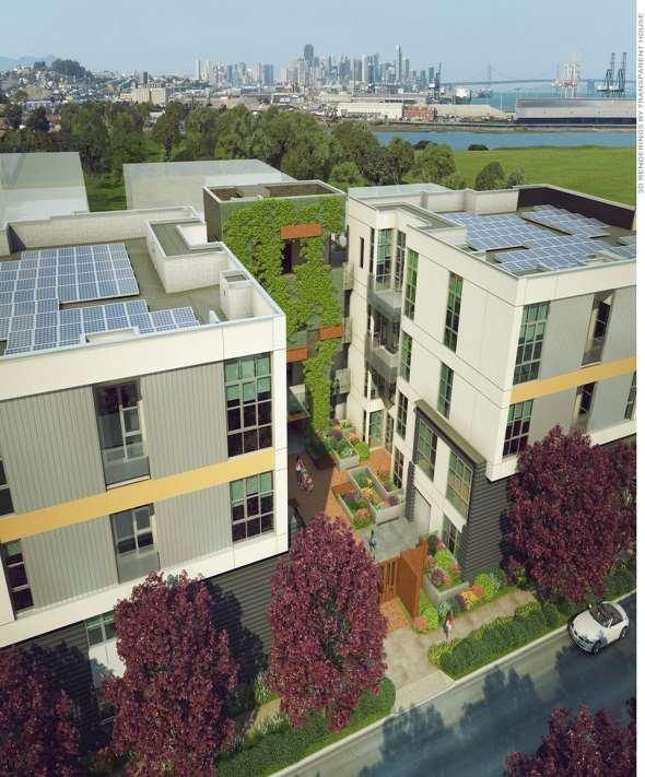Example of Green District: Shipyard/Candlestick, San Francisco Quick facts: A LEED-ND Gold development on a former US navy shipyard of 775 acres,