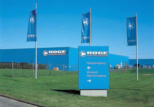 BOGE Bielefeld plant: State-of-the-art production facilities guarantee the highest manufacturing quality.