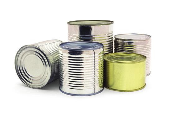 food, etc Aluminum foil and foil containers including foil take-out containers Metal-rimmed spiral cardboard containers for frozen