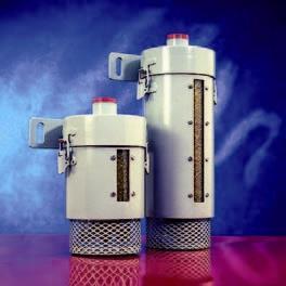 Two-way, low pressure valves are fitted in the base of the breather, to ensure that atmospheric air enters the desiccant charge when a negative pressure differential occurs within the