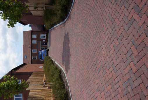 Residential streets are generally permeable paved and designed to provide residual attenuation for the private areas and also attenuation for the residential street itself.