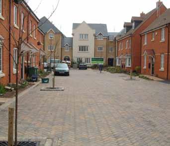 Latest Developments Design Diversity In Oxfordshire, concrete block permeable paving is particularly popular for high density, urban projects, combining paving and drainage in a single attractive