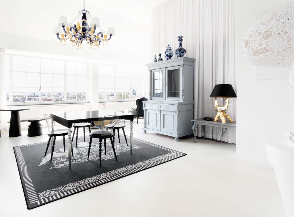 Salon @ Marcel Wanders THe One minute RoOm The One Minute Room is the smaller space of 38 m² and is