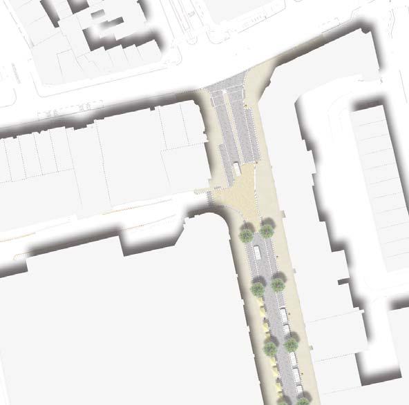 TYPICAL CROSS SECTIONS SECTION AA Sec on AA WHITELEYS Exis ng footway Footway increase