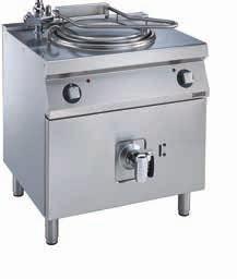 AVAILABLE VERSIONS Gas models Stainless steel burners with optimised combustion system, anti-extinguishing device, temperature limiter and protected pilot flame.