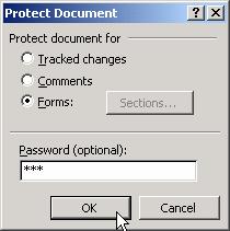 107 pav. Dokumento apsauga (Tools/Protect Document) rotect document (Panaikinti apsaugojimą). Wordas paklaus slaptažodžio. Kai jį įvesite, vėl galėsite redaguoti.