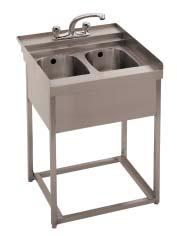 M & G Olympics glasswash sinks can be manufactured to fit under bar top