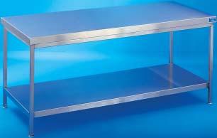 Preparation Tables The M & G Olympic range of preparation tables consists of both centre and wall units manufactured
