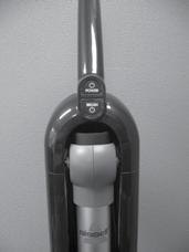 Operations Power switch/brush power switch The power switch is located on the handle just above the bendable wand attachment on the front of the vacuum.