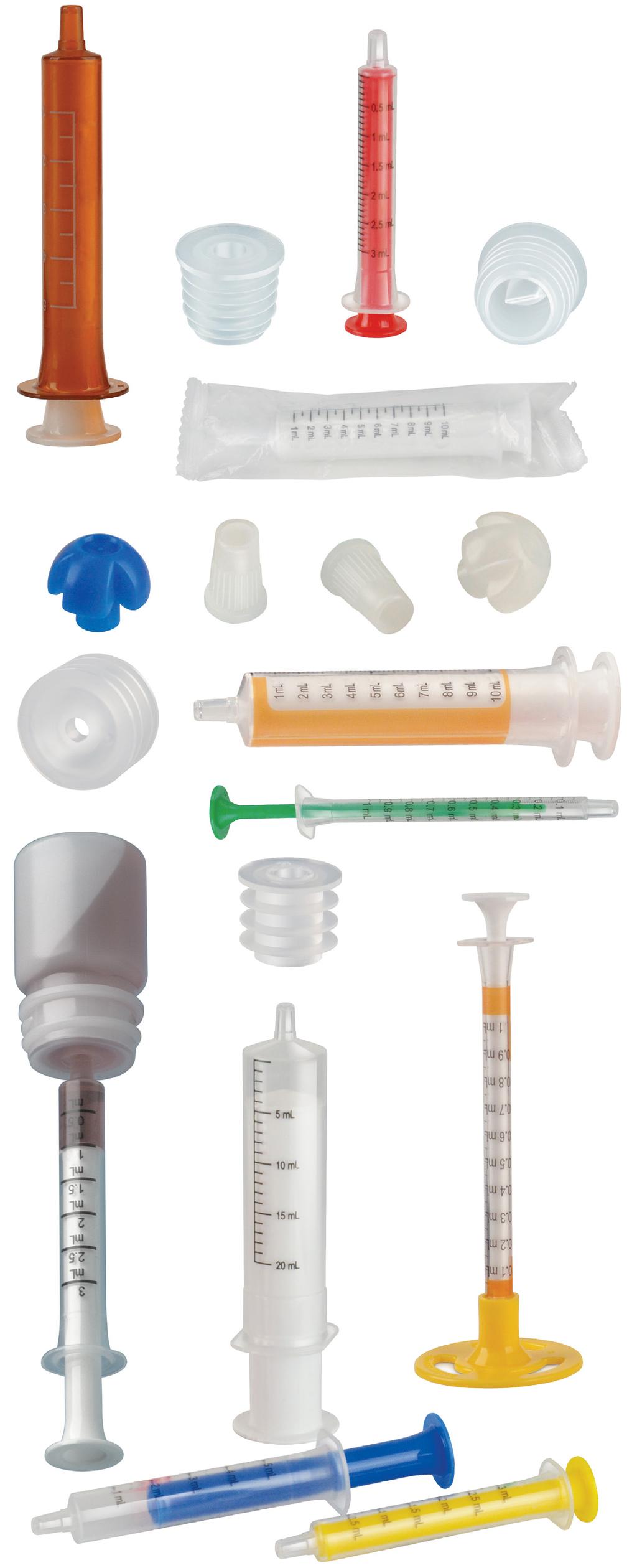 Competitive designs with silicone rubber seals require greater force to move the plunger in the syringe after the samples
