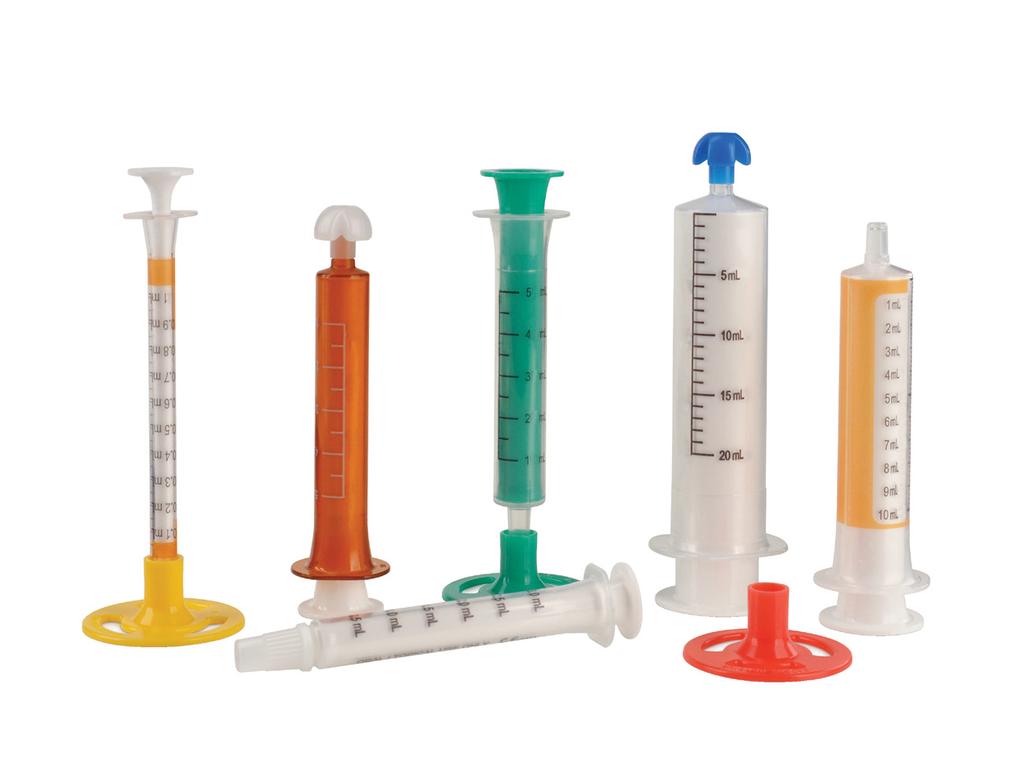 Oral Syringe Product Stability & Print Durability Comparison Summary The Comar oral syringe design (1mL, 3mL, 5mL, and 10mL) has proven to be the most stable product for ease of use and legibility
