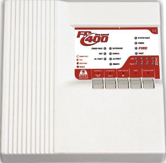 Installation Instructions 4 Zone Fire Panel General Features Four fully controlled zones with test / disable capability per zone. Two full controlled alarm lines with disable capability per line.