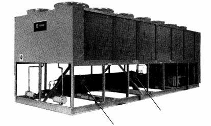 Figure 2 Typical RTAA Packaged Unit 130-200 Ton (Rear/Side