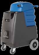 PORTABLE EQUIPMENT Offering top mounted connections, molded dolly and carry handles, the E-1700 portable extractor gives you more mobility,