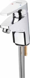 AQUAFIT single-lever mixer AQUAFIT single-lever mixer with thermostatic scald-protection AQUAFIT single-lever mixer DN 15 with mixing cartridge, ceramic discs and thermostatic scald-protection in