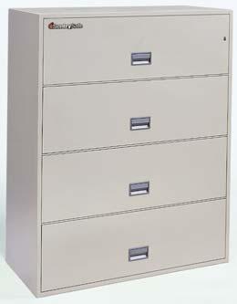 15 LATERAL FILES 2, 3, 4-Drawer Lateral Fire Files Schwab SentrySafe No. of Drawers UL Class 350º, 1-Hour Rating 2HD43-5000 2L4300 2 27.56 43 20.5 466 $3,891.00 3HD43-5000 3L4300 3 40.59 43 20.