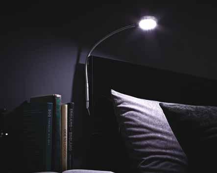 Sensio Tactus LED Reading light Touch on/off & dimming function.