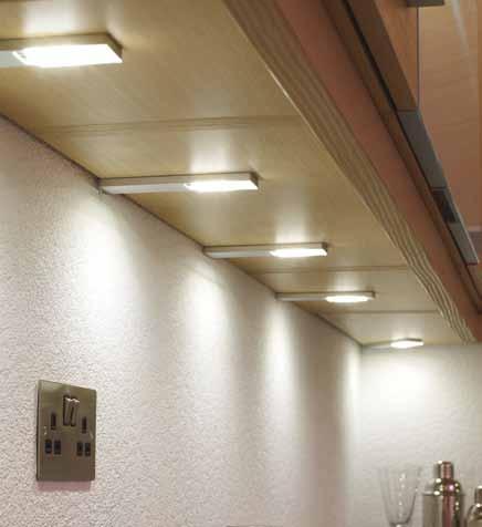 Quadra PLUS LED Under Cabinet Light Lens has a triphosphur coating, creating an even spread of light. Available in both cool white and warm white LED.