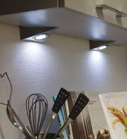 Stainless steel finish and cool white (4000K)LED. Updated LED technology with a brighter light output.
