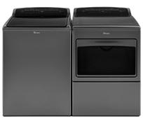 4.8 Cu. Ft. 27-Cycle Washer WTW7500GC 7.4 Cu. Ft. 26-Cycle Electric Dryer WED7500GC Gas slightly higher.