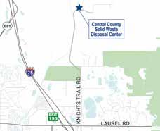 Central County Solid Waste Disposal Complex Te Central County Landfll is expected to meet the solid waste disposal needs of Sarasota County for the next 35-40 years.