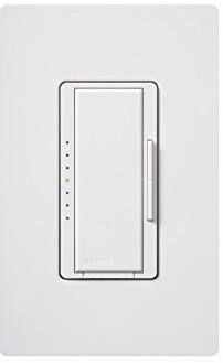 LUTRON MAESTRO DIGITAL FADE DIMMER Maestro Digital Fade Dimmer Tap on to favorite level; tap off Tap twice for full on Press, hold and release for delayed fade-to-off Touch rocker to adjust light