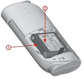 Introduction To install the rechargeable Ni-MH battery package: 1. Make sure the oximeter is turned off. 2. Press the battery compartment latch and remove the battery access door. 3.