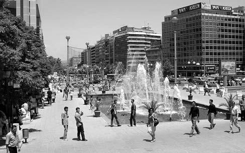 Figure 12: Now, Kizilay Square is nothing more than a traffic node and center of public transportation network Source: Original, 2006 destruction of some parts of the space
