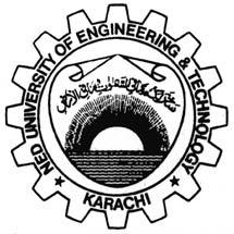 A Publication of NED University of Engineering & Technology, Karachi Department of Architecture and Planning, NED University of Engineering and Technology,