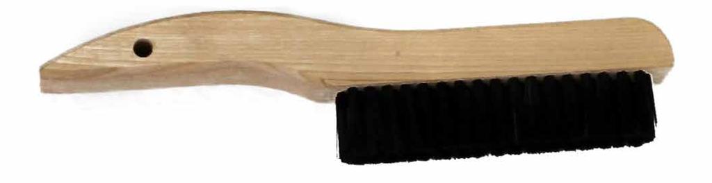 holes. Total length: 8 with handle, double ended brush Round head diameter: 44.5mm (1.75 ) Straight brush length: 20mm (0.8 ) Straight brush diameter 8mm (0.3 ) MED100.