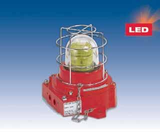 FEDERAL SIGNAL CORPORATION Explosion-Proof LED Warning Light 2000 Series Model LED DESIGNED FOR USE IN ATEX ZONE RATED ATMOSPHERES Super bright output with XLT TM Technology 3 remotely selectable