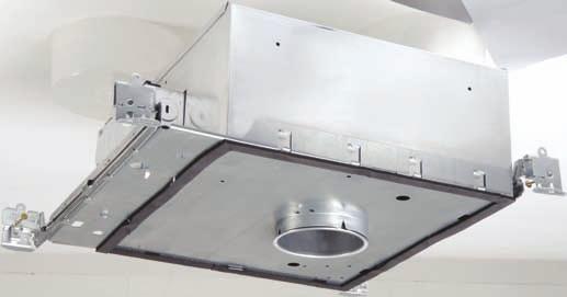 H3 NEW CONSTRUCTION HOUSINGS H36ICAT AIR-TITE IC Insulated Ceiling New construction housing Fits 2 x 6 joist construction Housing IC and AIR-TITE rated double wall aluminum construction.